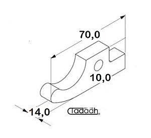 3137-0111-1190 Nasello per tornio monomandrino TSUGAMI T25SB, BO385LE