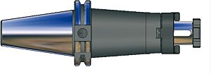 3334016U PRT TOOLS Mandrino porta fresa attacco diametro 16mm con trascinatore frontale, gambo ISO40 DIN 69871 con passaggio refrigerante tipo A e lunghezza 55mm