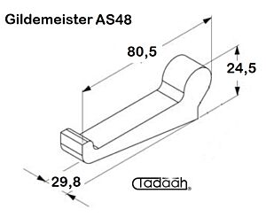 343-10-2130-001 Nasello per tornio plurimandrino Gildemeister - DMG Mori AS48 