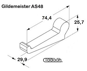 343-10-2130-002 Nasello per tornio plurimandrino Gildemeister - DMG Mori AS48 
