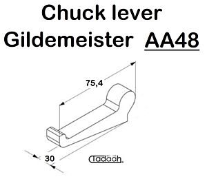 343-10-213-53 Nasello per tornio plurimandrino Gildemeister - DMG Mori AA48