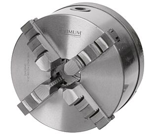 OPTIMUM 3442856 Camlock 4-jaw self-centering chuck Ø315 mm, cast iron with concentric clamping DIN ISO 702-2 no.8