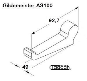 347-10-2130-000 Nasello per tornio plurimandrino Gildemeister - DMG Mori AS100
