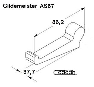 355-10-2130-001 Nasello per tornio plurimandrino Gildemeister - DMG Mori AS67