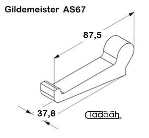 355-10-2130/002 Nasello - Martelletto per tornio plurimandrino Gildemeister - DMG Mori AS67