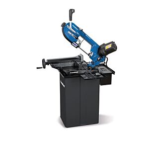 METALLKRAFT 3630152 Sega a nastro per metalli con base, componenti di raffreddamento e deflettore refrigerante - Nastro 1.735x13x0.9mm, potenza 2.000 W, Modello MBS 155 K