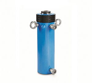 OMCN 367/N Cilindro idraulico a doppio effetto con pistone forato, portata di spinta 24 t e portata di tiro 14 t,  volume olio 471.2 cm³