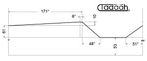 Camma supporto centrale per Gildemeister - DMG Mori GM32, GM35, GM35AC, GM42, GM42AC 10 x 165°