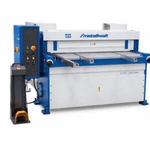 METALLKRAFT 3815512 Cesoia motorizzata per lamiera, modello MTBS 1350-30 M, trifase 400V, 3 kW, larghezza di lavoro 1350 mm