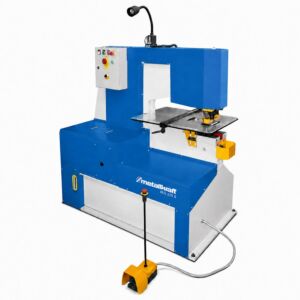 METALLKRAFT 3818115 Punzonatrice idraulica con comando a pedale, modello HLS 115 S, 11 kW, trifase 400V, forza di punzonatura 115 tonnellate