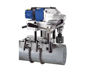 METALLKRAFT 3860127 Trapano per tubi con sega a tazza per cantieri, diametro max. foro 127mm - Modello RB 127
