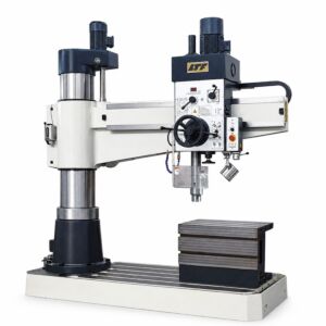LTF 416.23 Trapano radiale con attacco CM5, modello 50/1600 mm, trifase 400V, 4 kW, tavola cubica e bloccaggi idraulici, capacità massima di foratura Ø62 mm