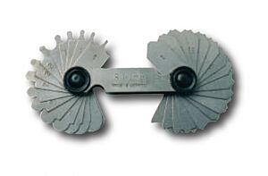VG417-102 Radius gauges 16+16 blades - From radius 7,5 to 15,0