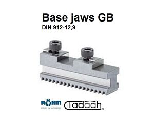 Set of 3 jaws with hardened straight teeth for Röhm DURO-A RC power chuck