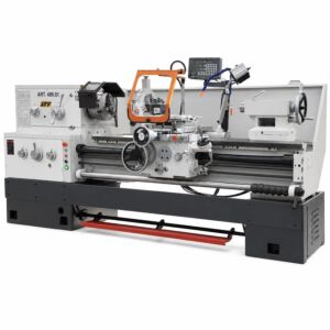 LTF 489.01 Tornio parallelo di precisione 400V, passaggio barra 80mm, potenza motore 7.5 kW, altezza punte 250mm, distanza punte 1500mm