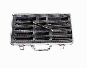 572-000 Sätze 13 Gewinde-Grenzlehrdorne “Gut” und “Ausschuss” Grobgewinde DIN 13 - Aluminium-Box