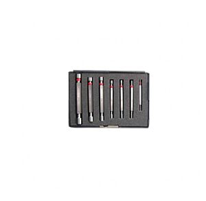 575.002Q Valigetta con 7 tamponi lisci "Passa/Non Passa", precisione H7, Misure tamponi diametro 3 - 4 - 5 - 6 - 8 - 10 - 12mm
