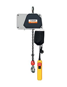 UNICRAFT 6194503 - Elektrokettenzug mit Aufhängehaken, Tragfähigkeit 300 kg, Hubhöhe 3m, Stromzufuhr 230V - Modell EKZT 301-1