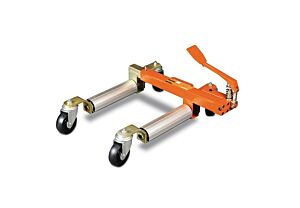 UNICRAFT 6201602 - Carrello idraulico in alluminio per movimentazione veicoli, portata 680kg
