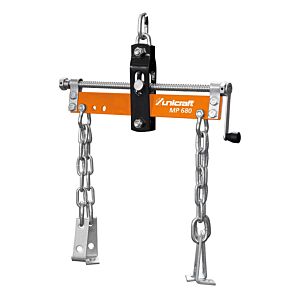 UNICRAFT 6201701 Bilancini di posizionamento con 4 catene, portata 680kg, dimensioni 445x65x190mm, modello MP 680