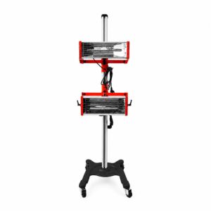 UNICRAFT 6205002 Lampada a infrarossi professionale per essiccazione vernici e primer 1 kW, modello ILT 2, monofase 200V, range di temperatura da 30 a 100°C