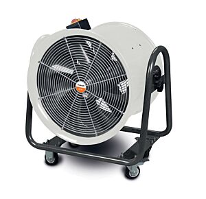 UNICRAFT 6260060 - Mobiler/portabler Ventilator mit 2 Bock- und 2 Lenkrollen mit Bremspedal, max. Luftleistung 14400 m³/h, Modell MV 60