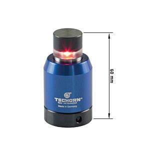 653.507 Azzeratore-Preset luminoso di altezza magnetico TSCHORN GMBH 002060200, fornito con Certificato di collaudo - Altezza 60mm e piatto diametro 19mm