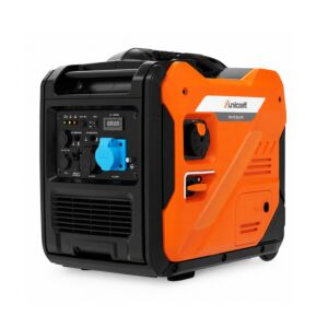 UNICRAFT 6707155 Generatore di correte portatile inverter a benzina 5.5 kW, monofase 230V, modello PG-I 55 SE-S HC, avvio manuale o elettrico
