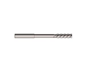 725-05.00 UTENSILERIA OSSOLANA Alesatore in metallo duro a macchina Ø5 H7 con codolo cilindrico Ø 5 h8, micrograna K20 - forma E