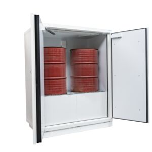 ECOSAFE 790+2F Safety cabinet for the storage of drums and flammable products, fire resistance 90 minutes in accordance with EN 14470-1