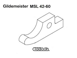  Nasello per tornio plurimandrino Gildemeister - DMG Mori MSL42 - MSL60 - Sprint 50 linear