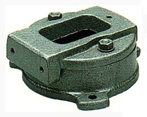 A-11-120 Base girevole in ghisa speciale per morse FZA modello MG/10 con larghezza ganasce 120mm
