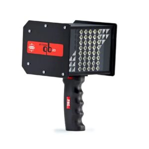 PCE Intruments A4-3500 Stroboscopio con 40 LED ad alta potenza, 1.750 Lux  e regolazione della durata del flash - Range frequenza fino a 300.000 FPM