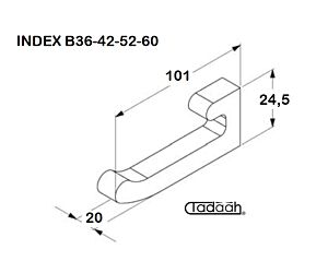 A73281 Nasello per tornio INDEX - B36, B42, B52, B60