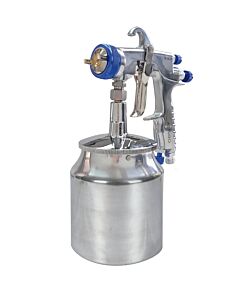 ASTURO 00145 Airbrush Lightweight K1L HVLP with 750ml bayonet aluminium bottom tank - Nozzle diameter choice 1.1 - 1.3 - 1.5 - 1.8mm