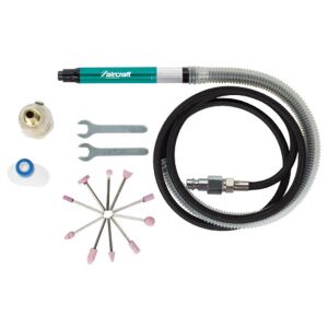 AIRCRAFT 2403120 Set smerigliatrice alta velocità pneumatica con 10 mole, 54000 rpm - Modello PSS PRO
