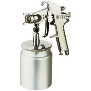 ASTURO 00902 Semiprofessionelle Handspritzpistole mit Niederdruck-Unterbehälter Modell W71S - Düsendurchmesser 1.0 - 1.3 - 1.5 - 1.8mm