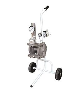 ASTURO 0212403ASP Pneumatic K24 low pressure double diaphragm pump, with paint suction system 1/2" F stainless steel