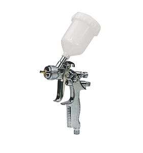 ASTURO 00904 Aerografo di piccole dimensioni per lavori di precisione, Modello C/V, Serbatoio superiore Nylon 125 cc – Diametro ugello a scelta 0.5 - 0.8 - 1.0mm