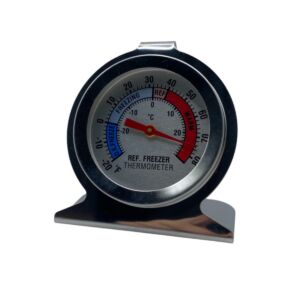EB Instruments AT7 Analogue refrigeration thermometer with colour-coded zones and mounting versatility, HACCP-compliant and measuring range: -30°C÷+30°C / -20°F÷+80°F