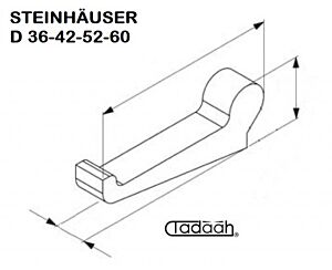 B5855 Nasello per tornio STEINHÄUSER D36, D42, D52, D60
