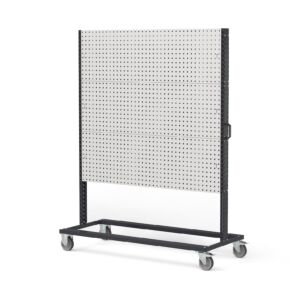 Arredamenti Fami BINCART1502 Carrello con 6 pannelli forati per la creazione di carrelli portattrezzi - Dimensioni 1552x668x1965mm Portata 300Kg