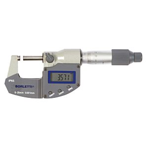 BORLETTI BMD375 Micrometro millesimali digitale per esterni, campo di misura 50-75 mm