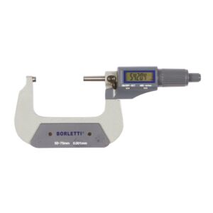 BORLETTI BMD7100 Micrometro millesimali digitale per esterni, campo di misura 75-100 mm