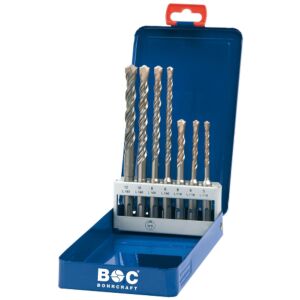 BOHRCRAFT BOC26101410007 - Assortimento punte per martelli SDS-Plus X-Treme4 - Certificate PGM - 7 pezzi
