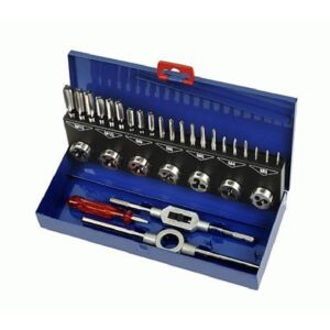BOHRCRAFT BOC60001410025 - Assortimento maschi a mano Din 352 Filiere Tonde  Din 223-B HSS-G - 25 pezzi