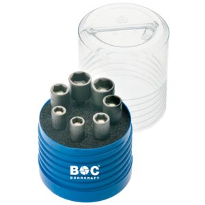 BOHRCRAFT BOC65001430007 - Assortimento bussole magnetiche attacco 1/4" Esagonale - 7 pezzi