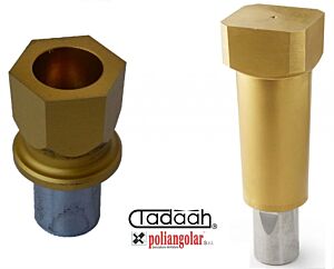 Broccia Standard SG16 per interni esagonale, quadra da utilizzare con brocciatori 3100S, MX31S, 3100SHP
