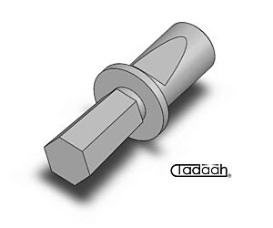 Broccia Standard XG25 per interni esagonale, quadra da utilizzare con brocciatore MAXI-Esagonale-32