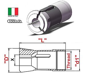  C0005600 Pick-up collet for Gildemeister AS48,  Schütte AD40 - SF42 - SD VD 50 - SF51